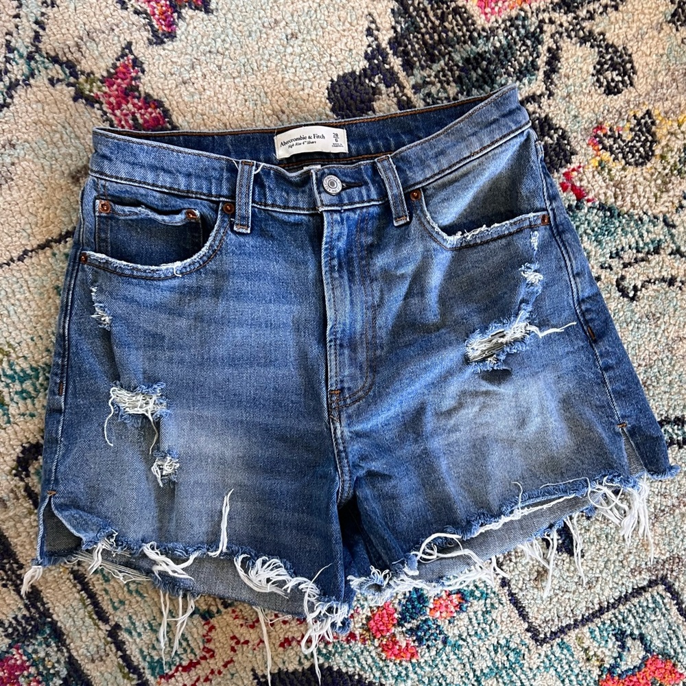 Size 28 Abercrombie jean shorts